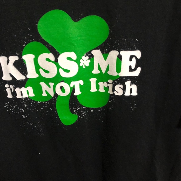 AAA KISS ME IM NOT IRISH MENS T SHIRT large - Picture 4 of 9